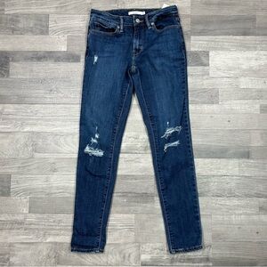 Levi's Medium Wash 711 Skinny Denim Jeans 26